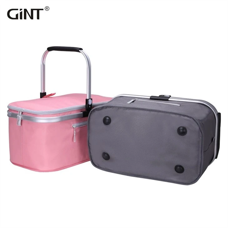 Amazon Folding Market Picnic Collapsible Cooler Basket Bag