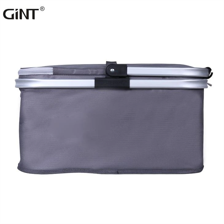 Bolso portátil plegable al por mayor de la cesta de la comida campestre de la cesta de compras