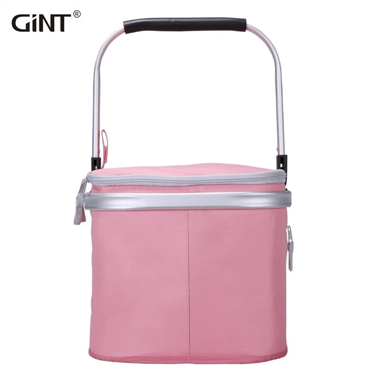 Wholesale Folding Portable Shopping Basket Picnic Basket Bag