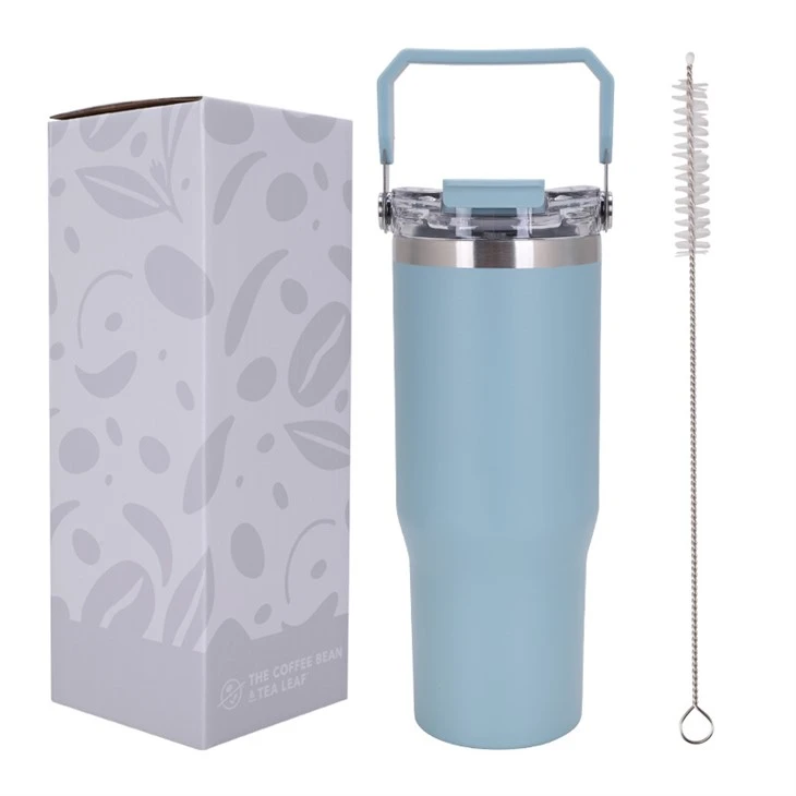 Stainless Steel Wine Tumbler With Handle 40oz